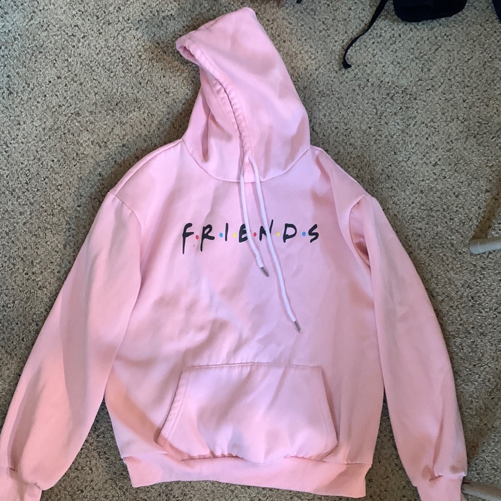 FRIENDS pink hoodie- women’s small